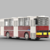 Ikarus 260.04 MPK Poznań – model kolekcjonerski z klocków (skala 1:40)