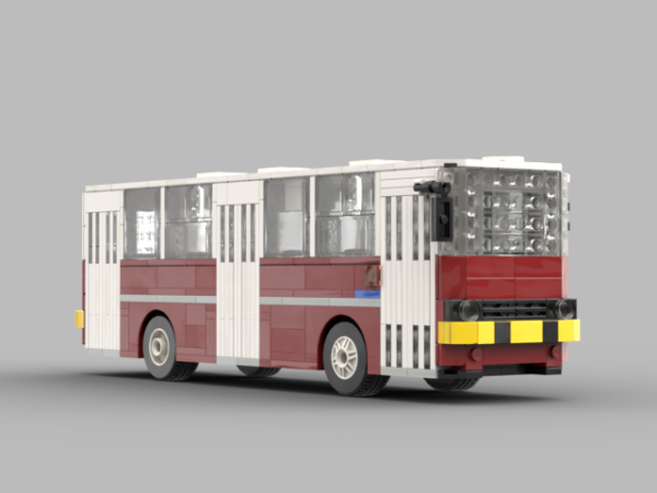 Ikarus 260.04 MPK Poznań – model kolekcjonerski z klocków (skala 1:40)