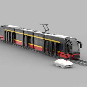 Moderus Gamma LF 06 AC – model tramwaju w barwach MPK Łódź (skala 1:35)