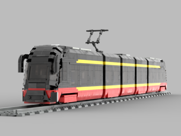 Moderus Gamma LF 06 AC – model tramwaju w barwach MPK Łódź (skala 1:35)