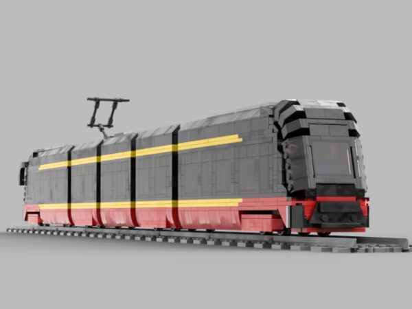 Moderus Gamma LF 06 AC – model tramwaju w barwach MPK Łódź (skala 1:35)