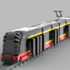 Moderus Gamma LF 06 AC – model tramwaju w barwach MPK Łódź (skala 1:35)