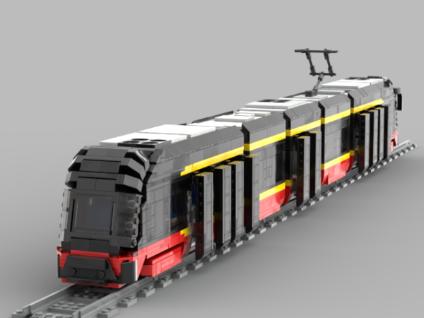 Moderus Gamma LF 06 AC – model tramwaju w barwach MPK Łódź (skala 1:35)