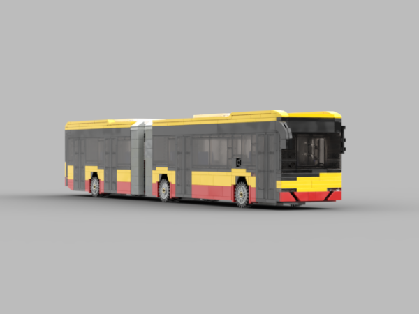 Przegubowy autobus spalinowy z Wrocławia