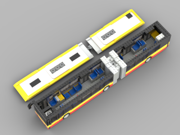 Przegubowy autobus spalinowy z Wrocławia