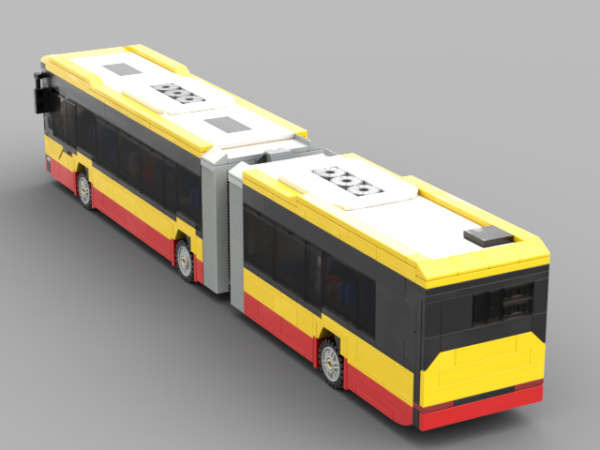 Przegubowy autobus spalinowy z Wrocławia