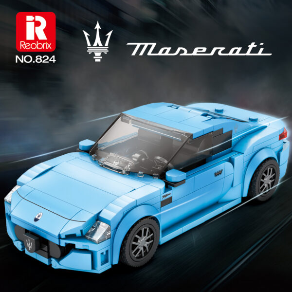 Reobrix 824 Samochód sportowy Maserati GranTurismo 2024 Blue