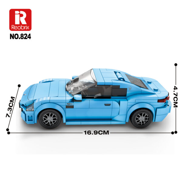 Reobrix 824 Samochód sportowy Maserati GranTurismo 2024 Blue